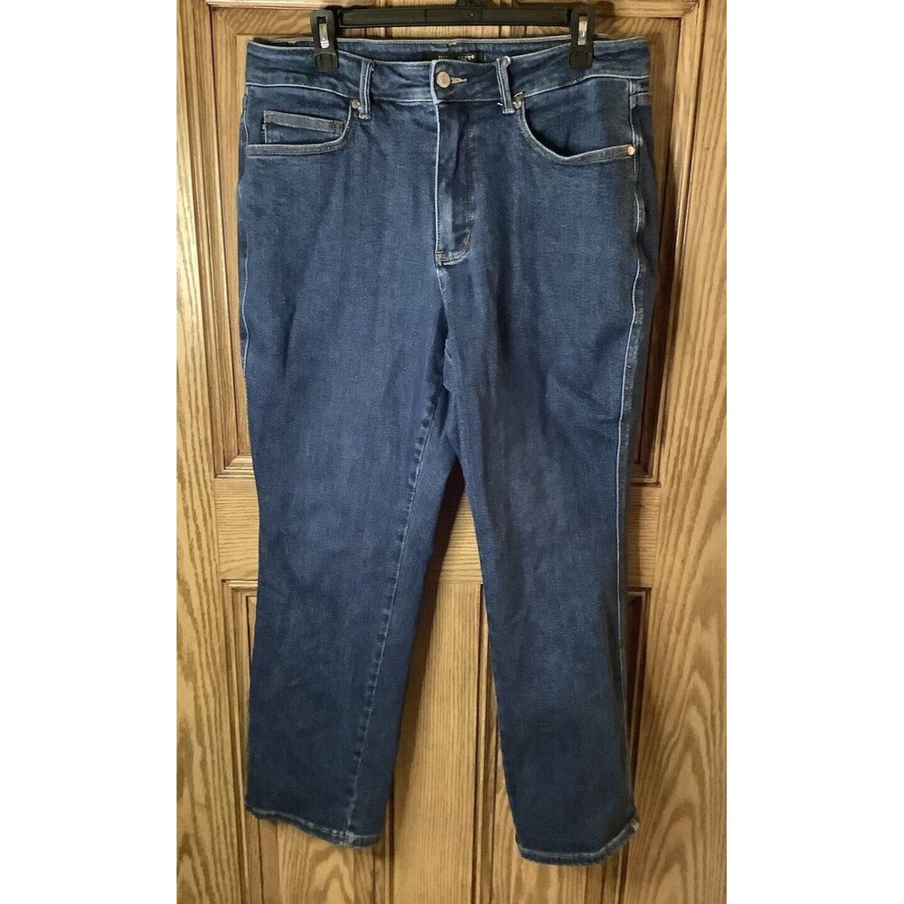 Judy Blue Jeans Womens SZ 16W Straight Leg Slim Fit High Waisted Medium Wash
